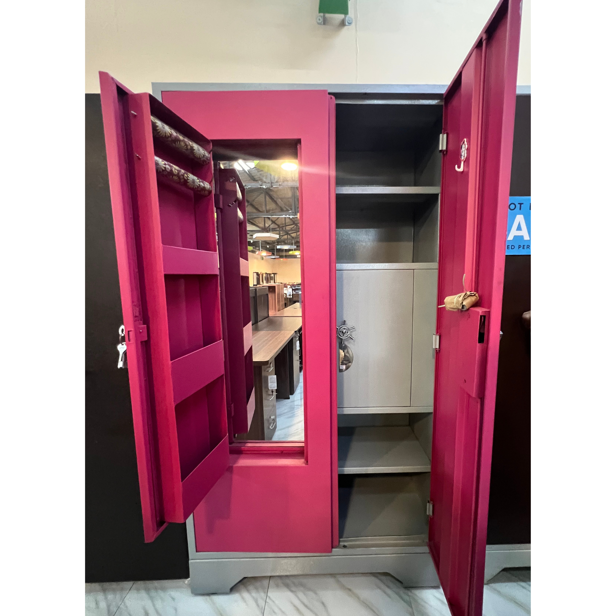 42 Door Dressing Steel Cupboard - EL-BR009