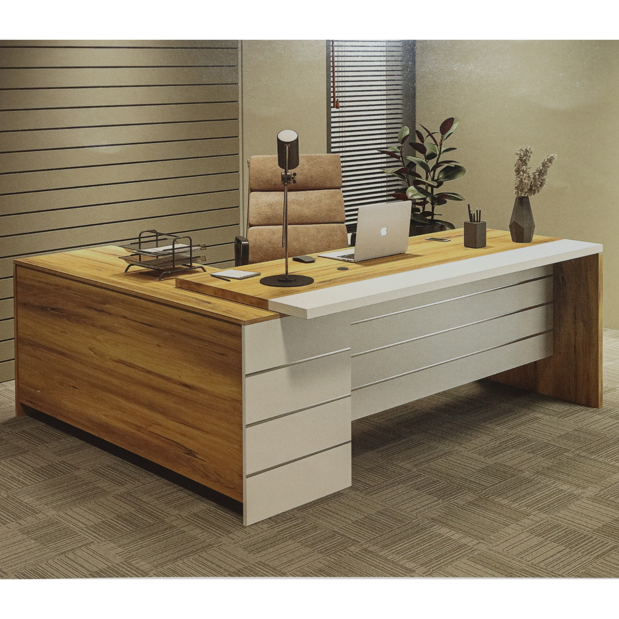 Office Executive Table with Three Drawer
