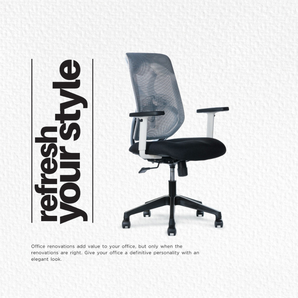 Villa Nylon Mesh with Adjustable Handle Office Chair