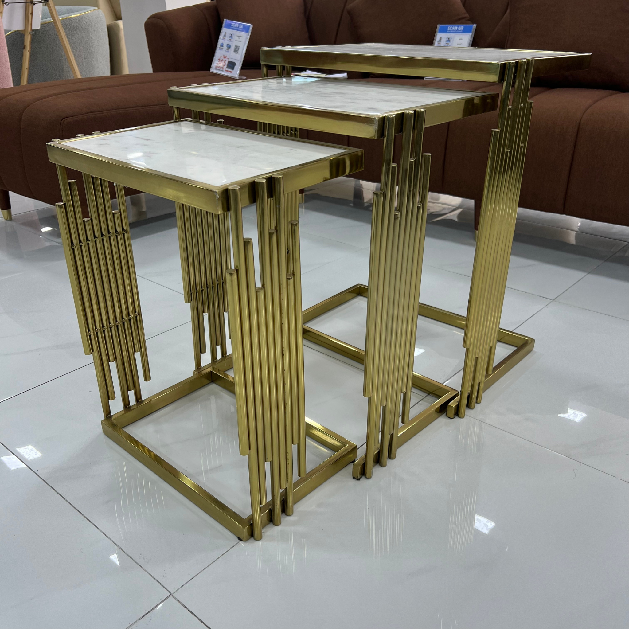 Ruby Metal Nested of Table