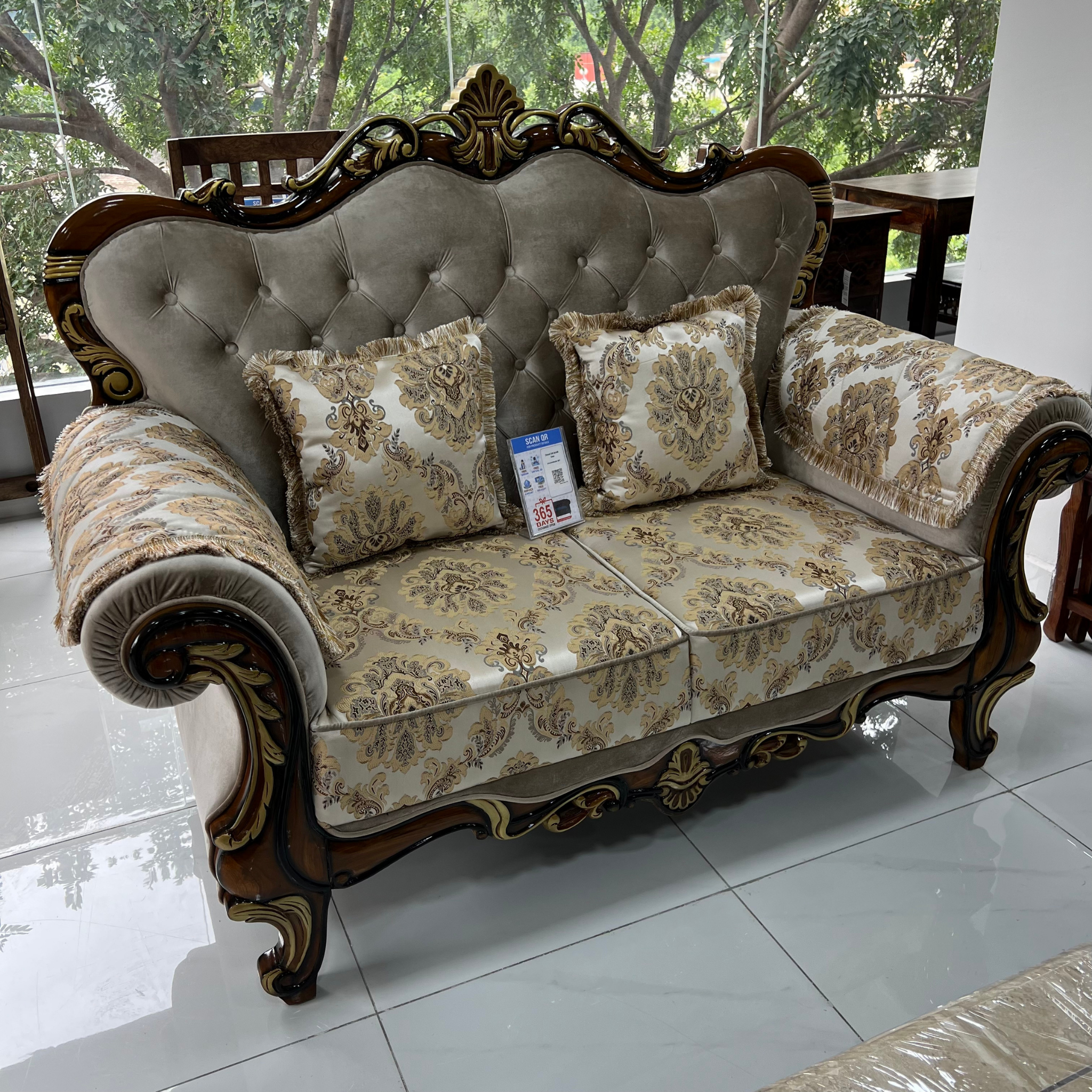Dhanush Sofa Set with Diwan