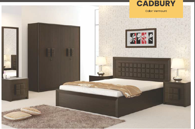 Cadburry 4 Door Wardrobe