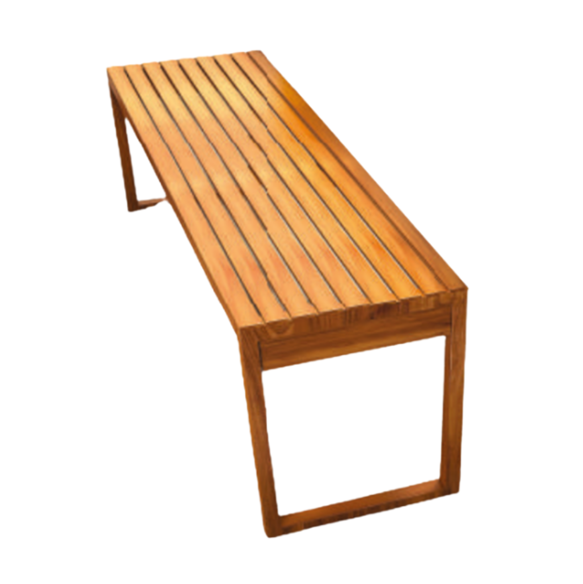 Viability Dining Bench in Rubber Wood