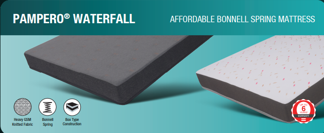 Pampero Water Fall- Affordable Bonnell Spring Mattress