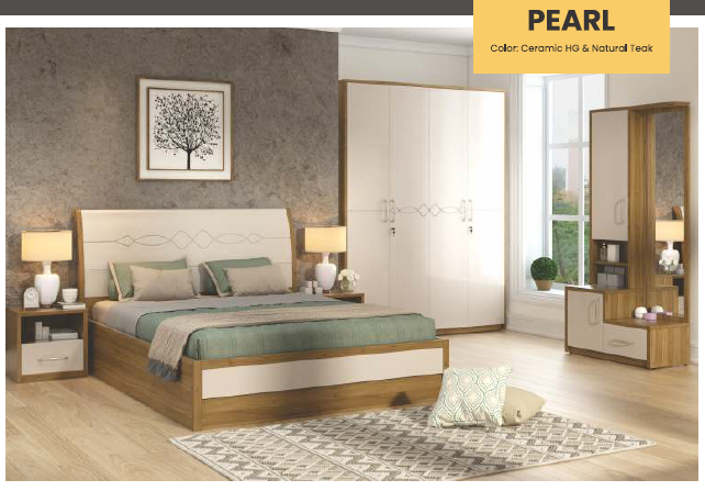 Pearl 3 Door Wardrobe