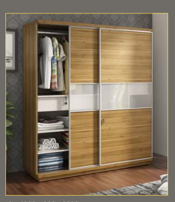 Woodland Sliding 2 Door Wardrobe