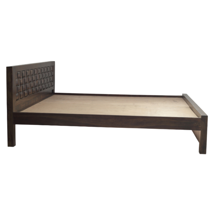 Nivaar Sheesham Wood Bed - 42"