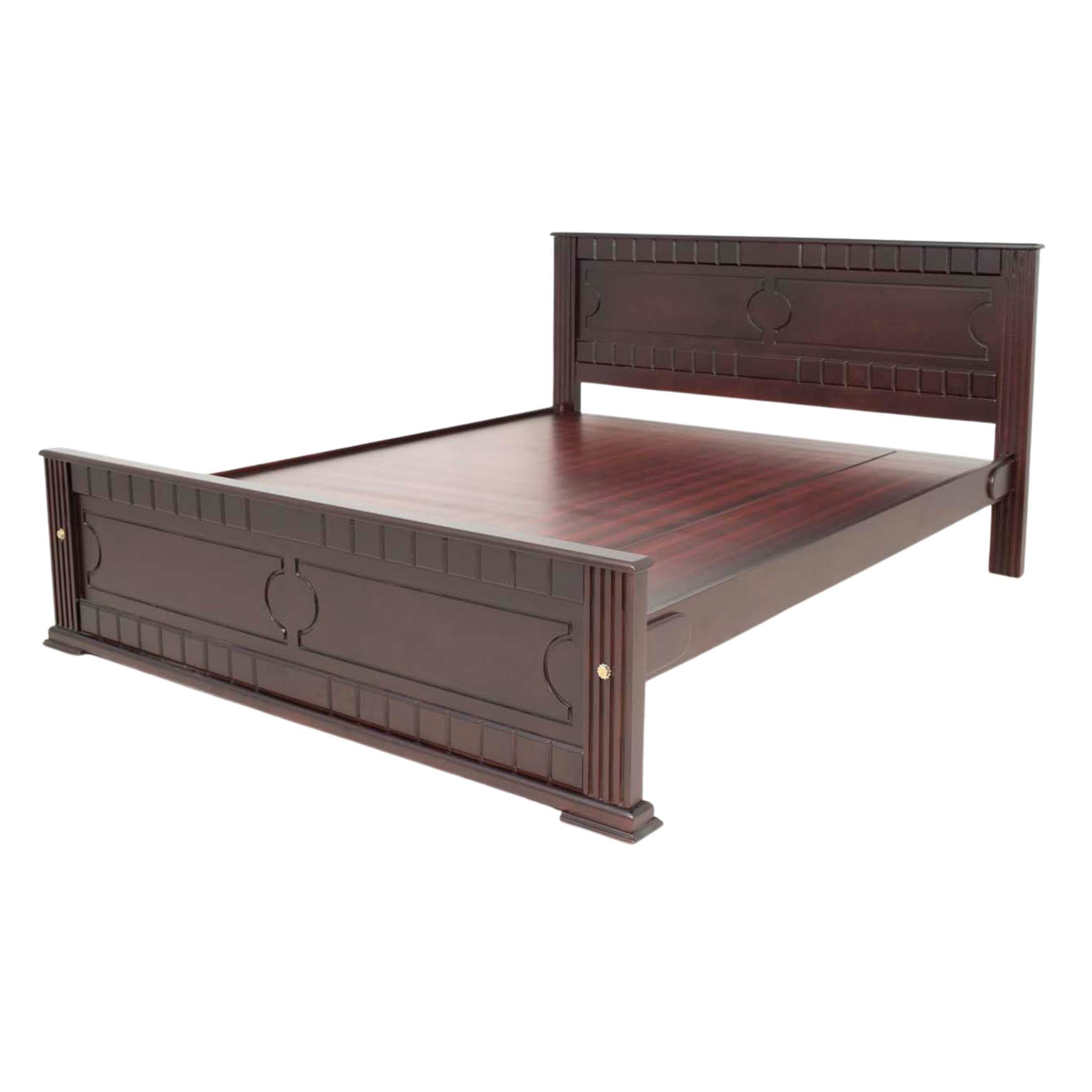 Globe Rubber Wood Bed