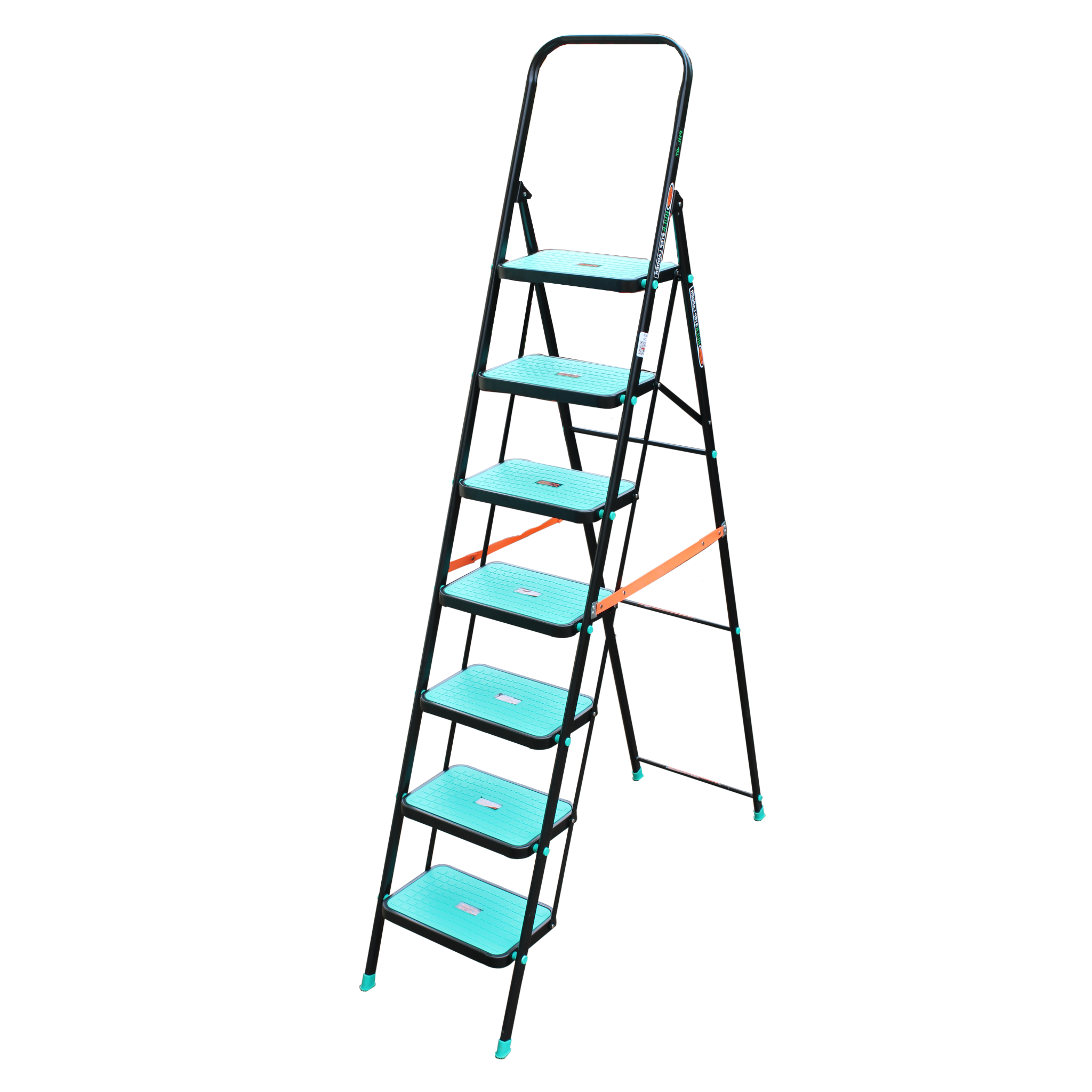 Prime Hulk Foldable Steel Ladder for Home with Anti-Slip Steps
