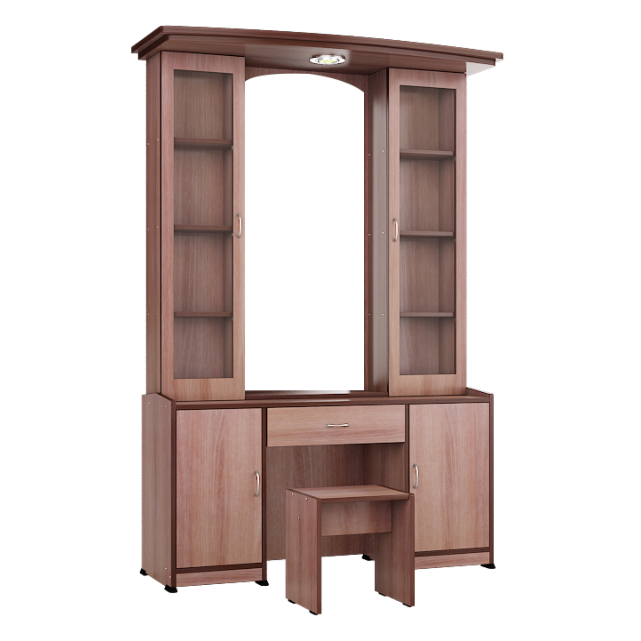 Blossom Dressing Table with Storage - Classic Walnut – Neehv Home