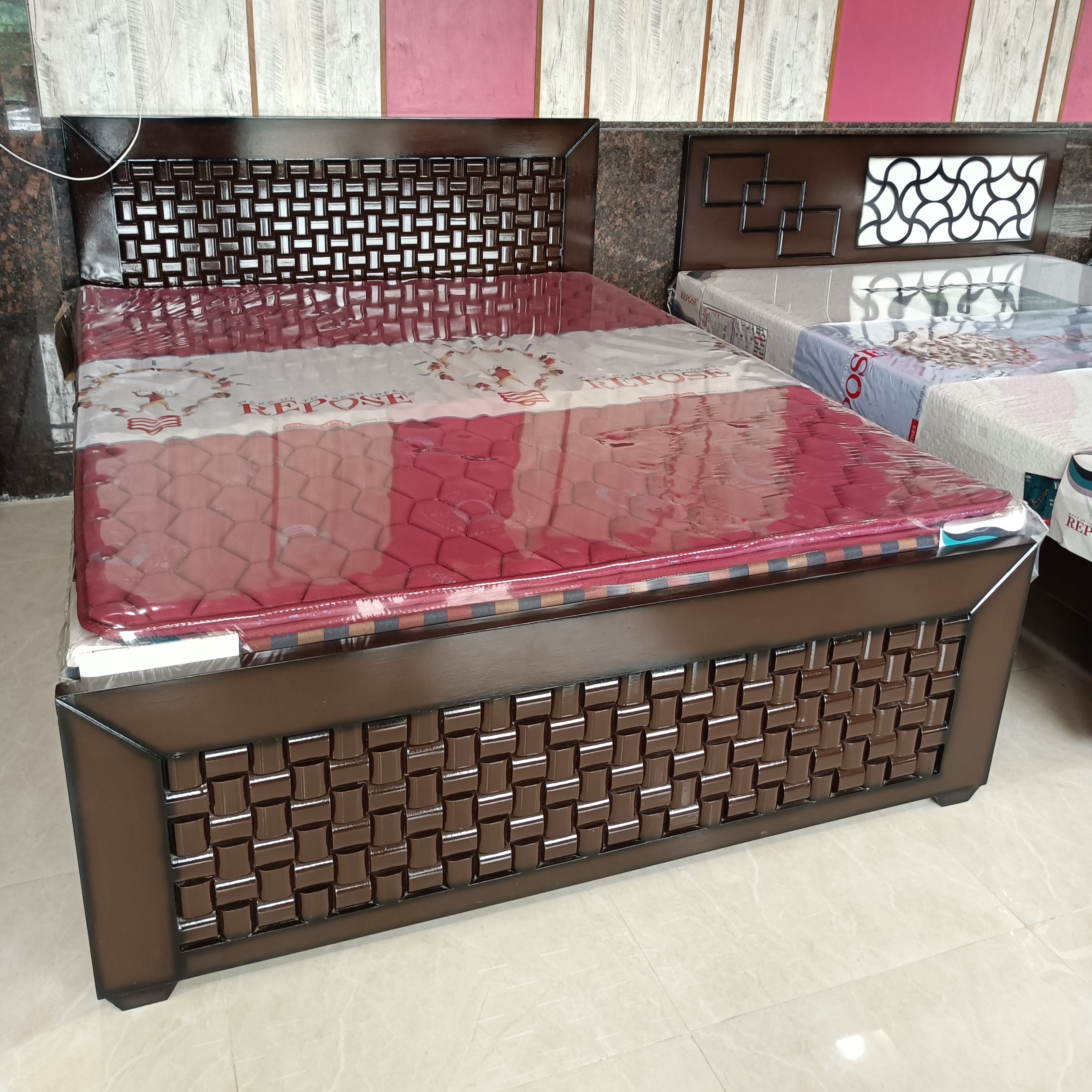 Durable Engineered Wood Bed