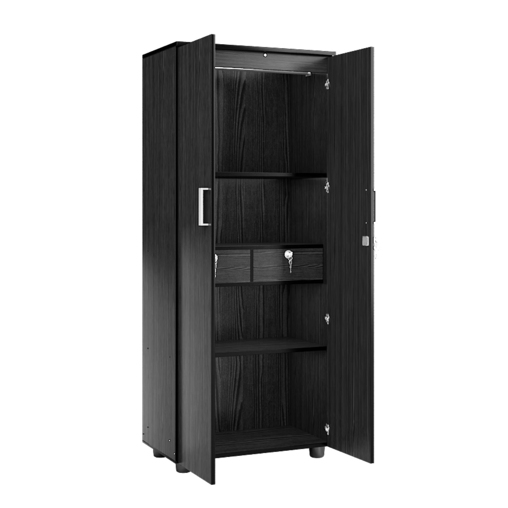 Super and Luxury Two Door Wardrobe with Dual Drawer