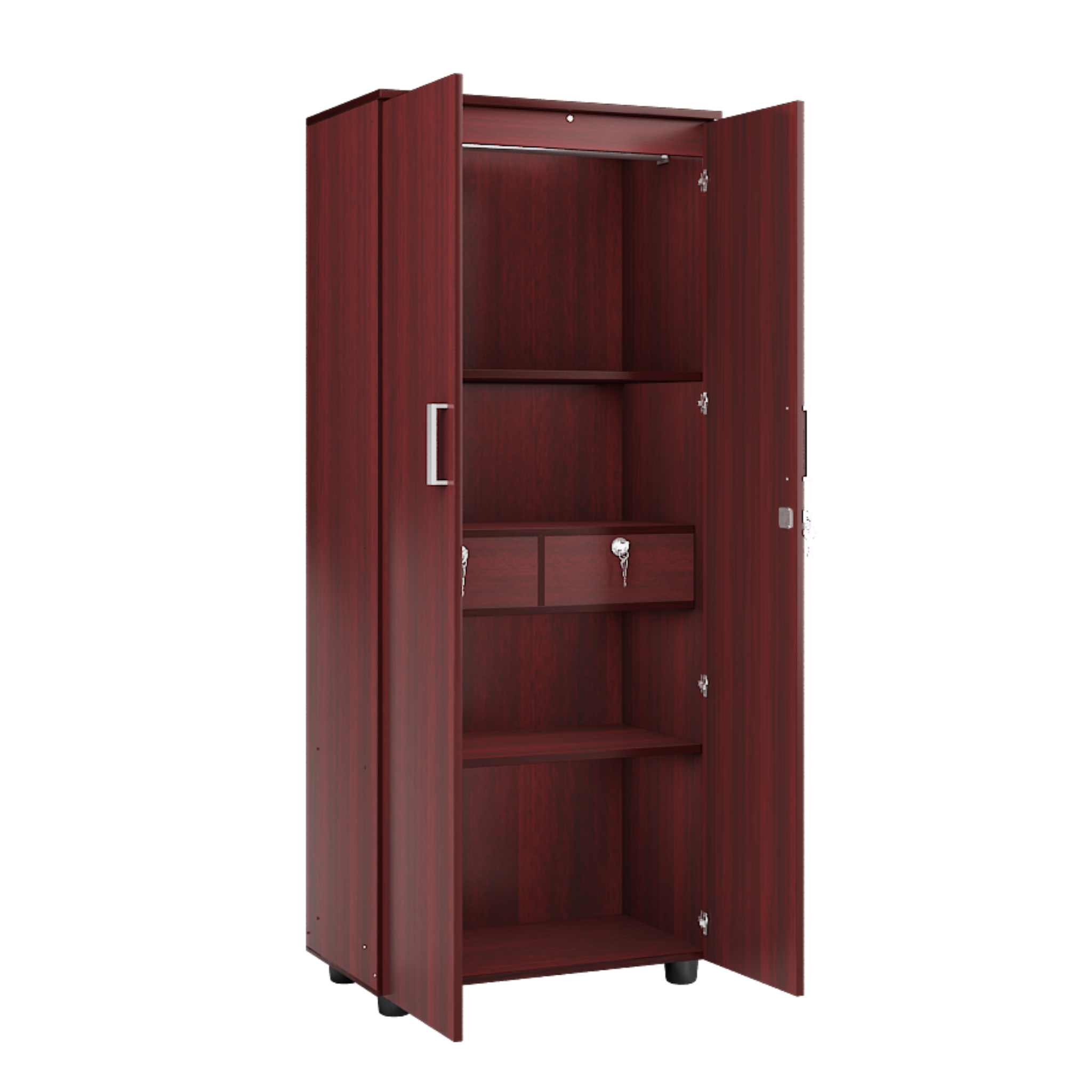 Super and Luxury Two Door Wardrobe with Dual Drawer